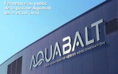 Fermeture de la piscine Aquabalt les 9 et 10 avril en raison du Meeting National de Natation